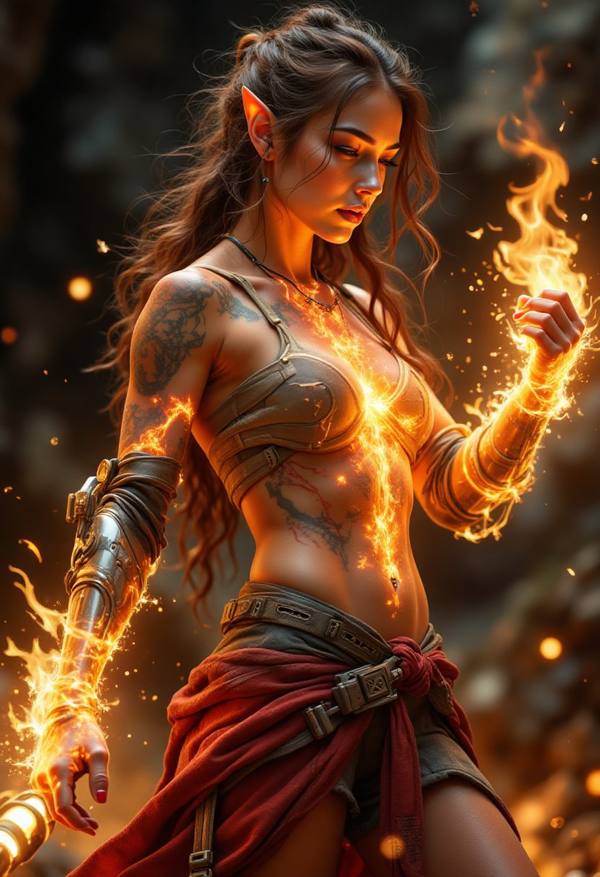 AI-generated image analyzed by PromptLens