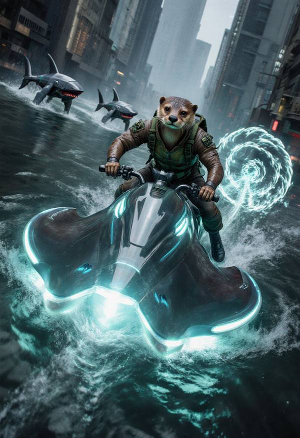 AI-generated image analyzed by PromptLens