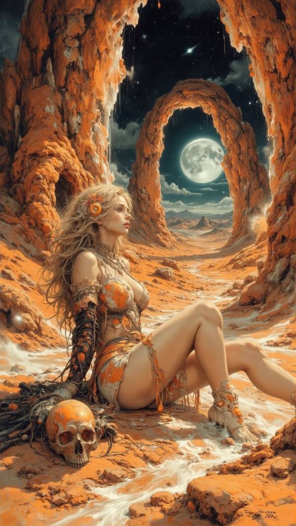 AI-generated image analyzed by PromptLens