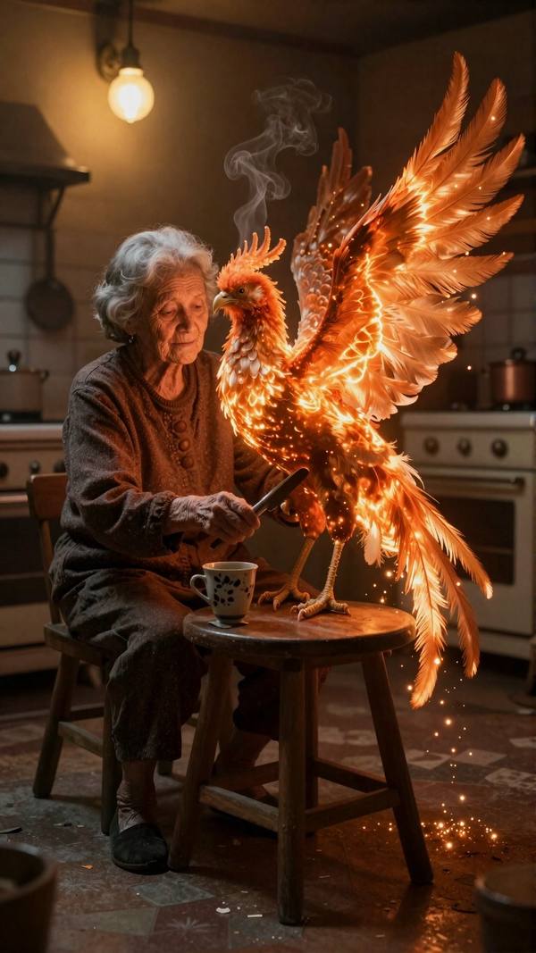 AI-generated image analyzed by PromptLens