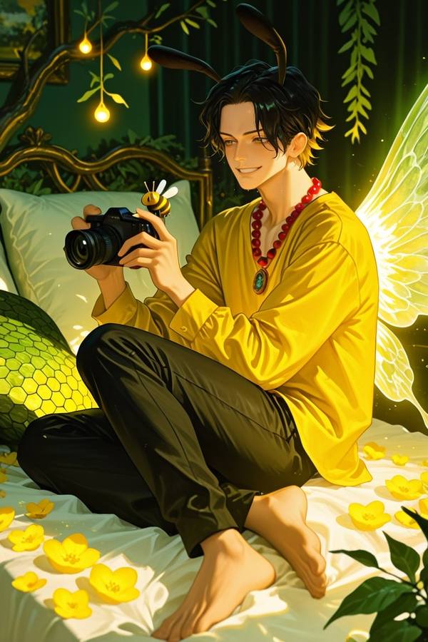 AI-generated image analyzed by PromptLens