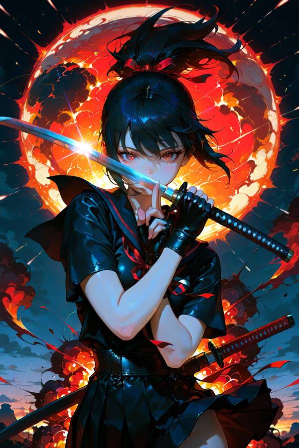 AI-generated image analyzed by PromptLens