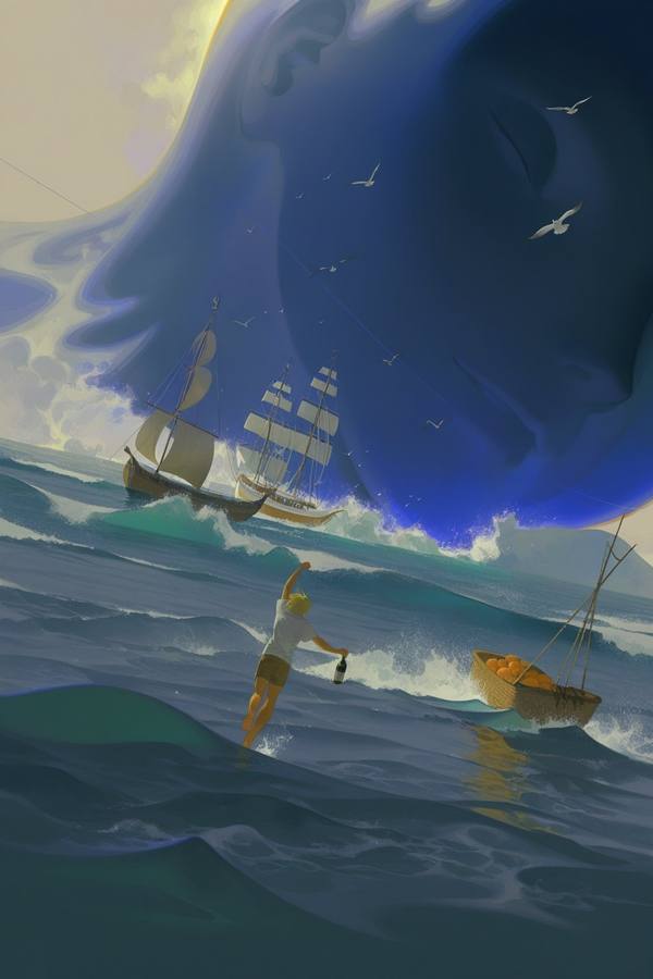 AI-generated image analyzed by PromptLens