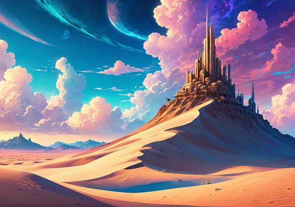 AI-generated image analyzed by PromptLens