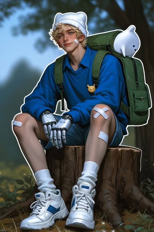 AI-generated image analyzed by PromptLens