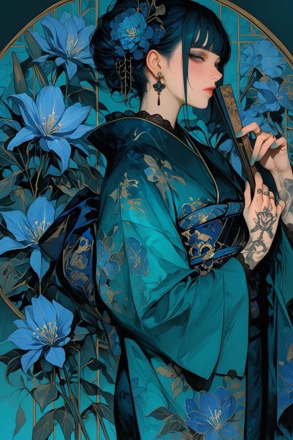 AI-generated image analyzed by PromptLens