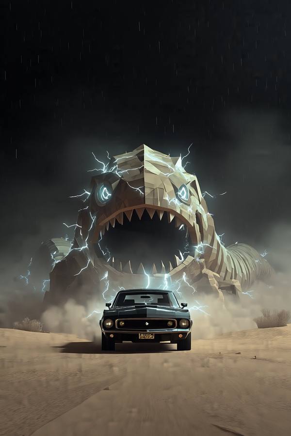 AI-generated image analyzed by PromptLens