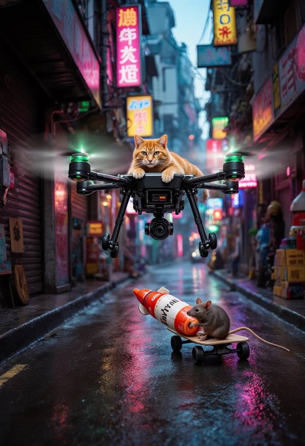 AI-generated image analyzed by PromptLens