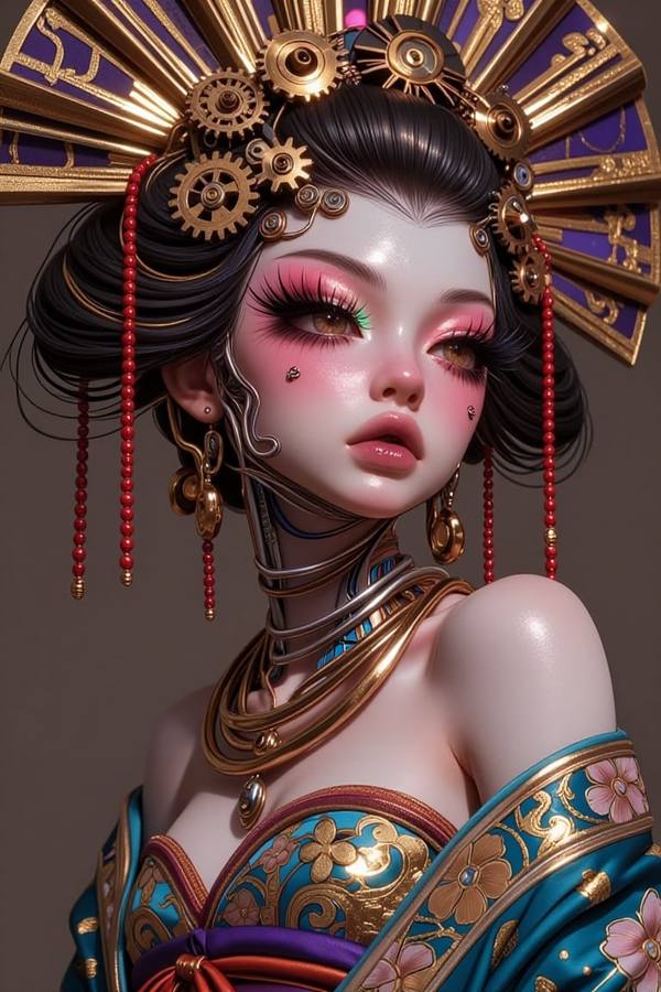 AI-generated image analyzed by PromptLens