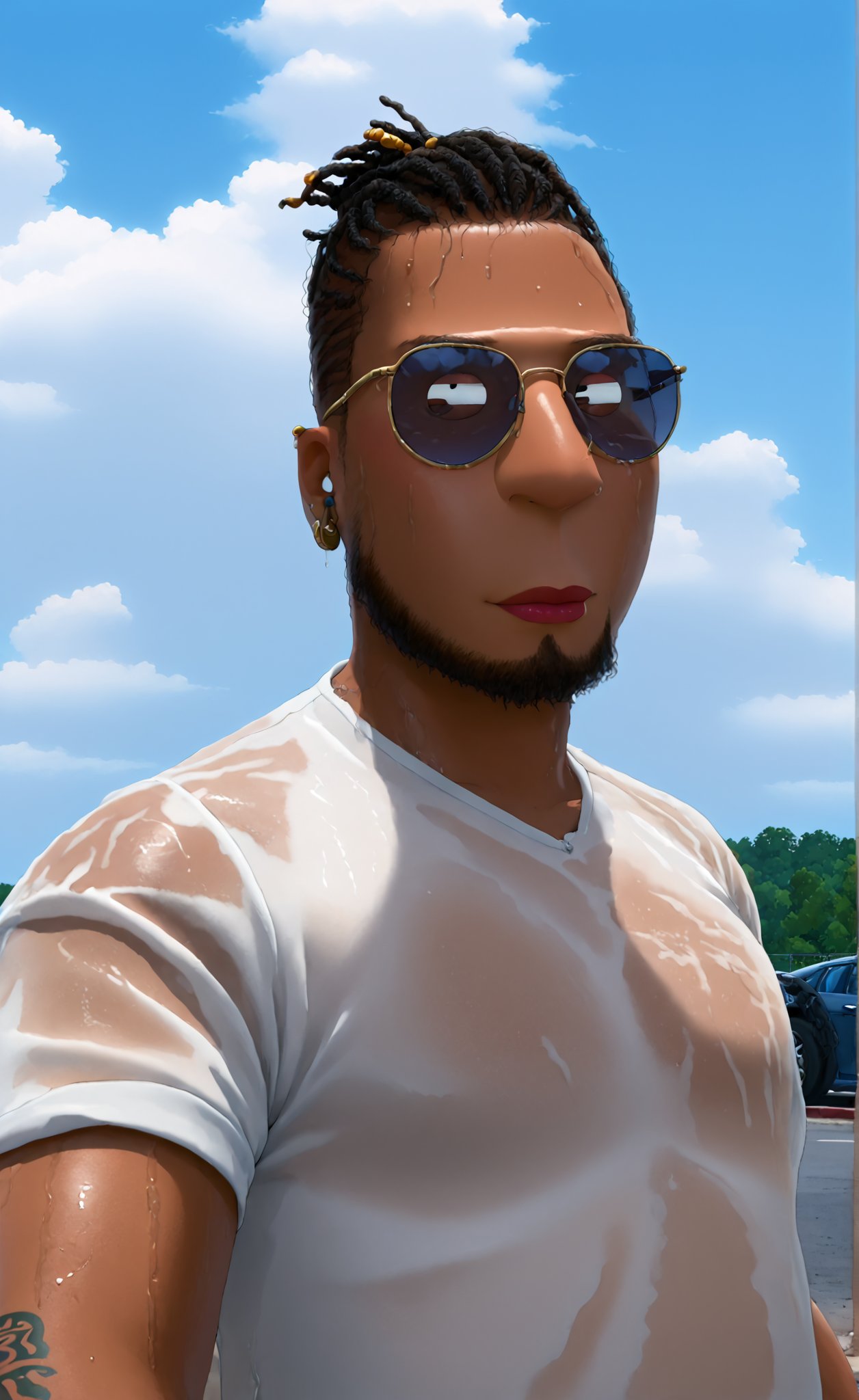 AI-generated image analyzed by PromptLens