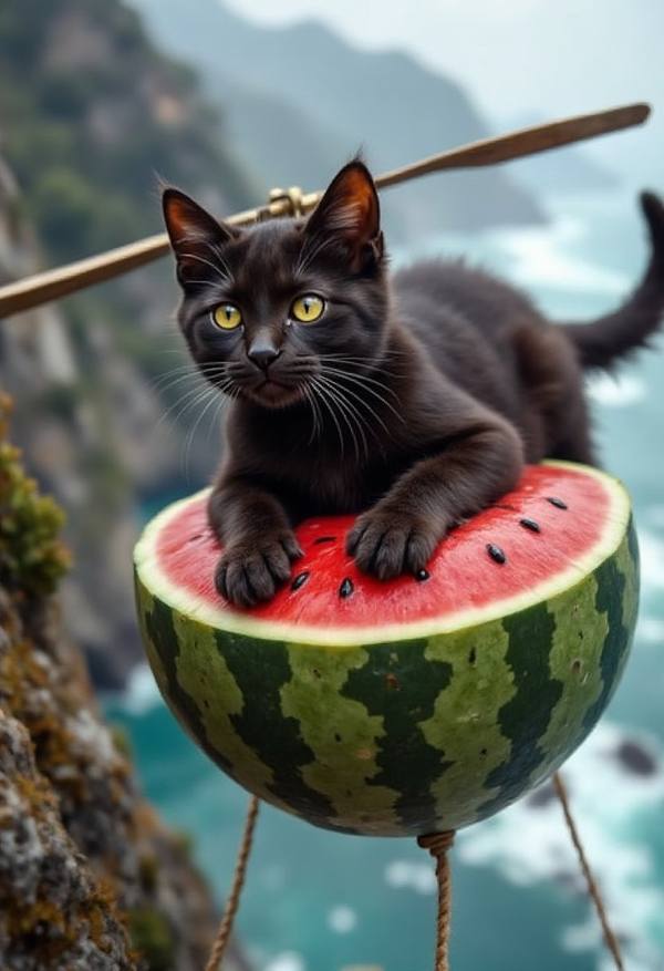 AI-generated image analyzed by PromptLens