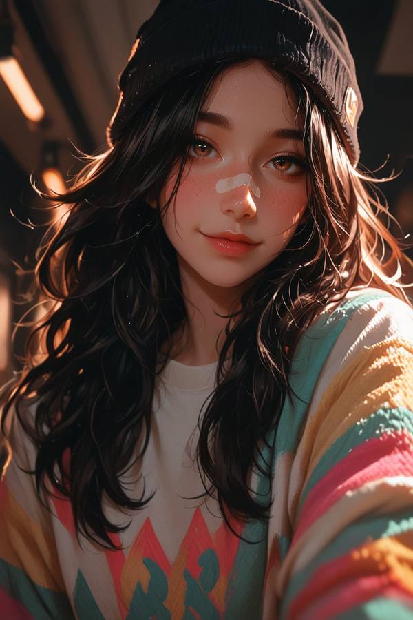 AI-generated image analyzed by PromptLens