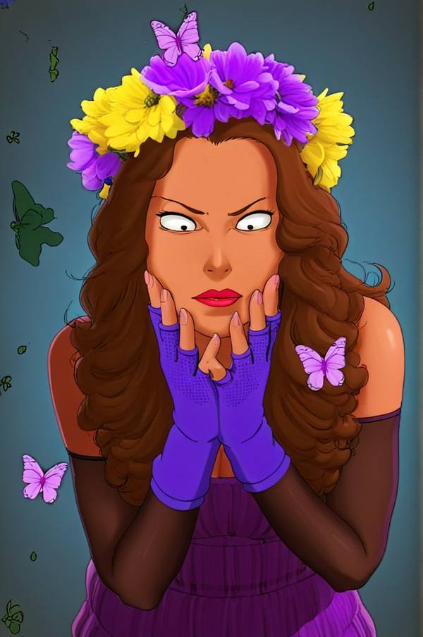 AI-generated image analyzed by PromptLens