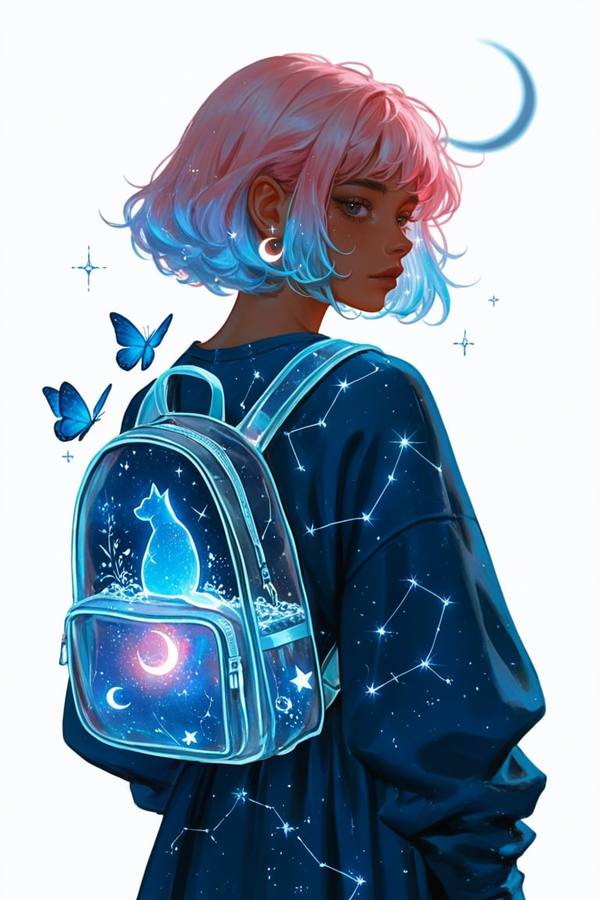 AI-generated image analyzed by PromptLens