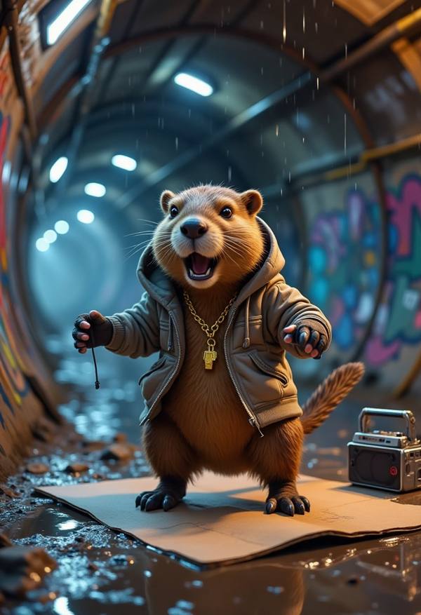 AI-generated image analyzed by PromptLens