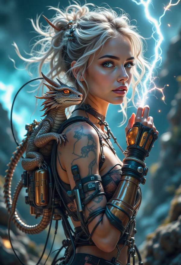 AI-generated image analyzed by PromptLens