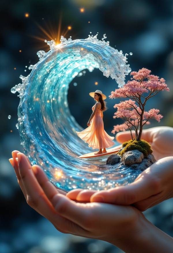 AI-generated image analyzed by PromptLens