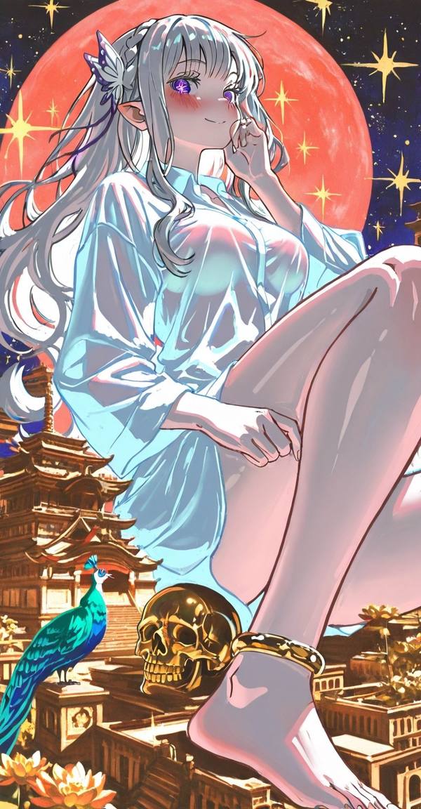 AI-generated image analyzed by PromptLens