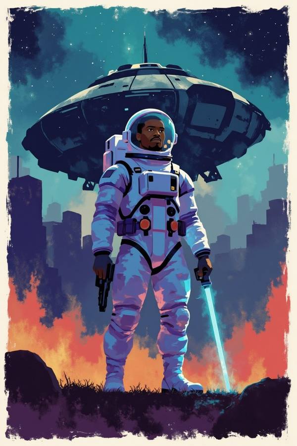 AI-generated image analyzed by PromptLens