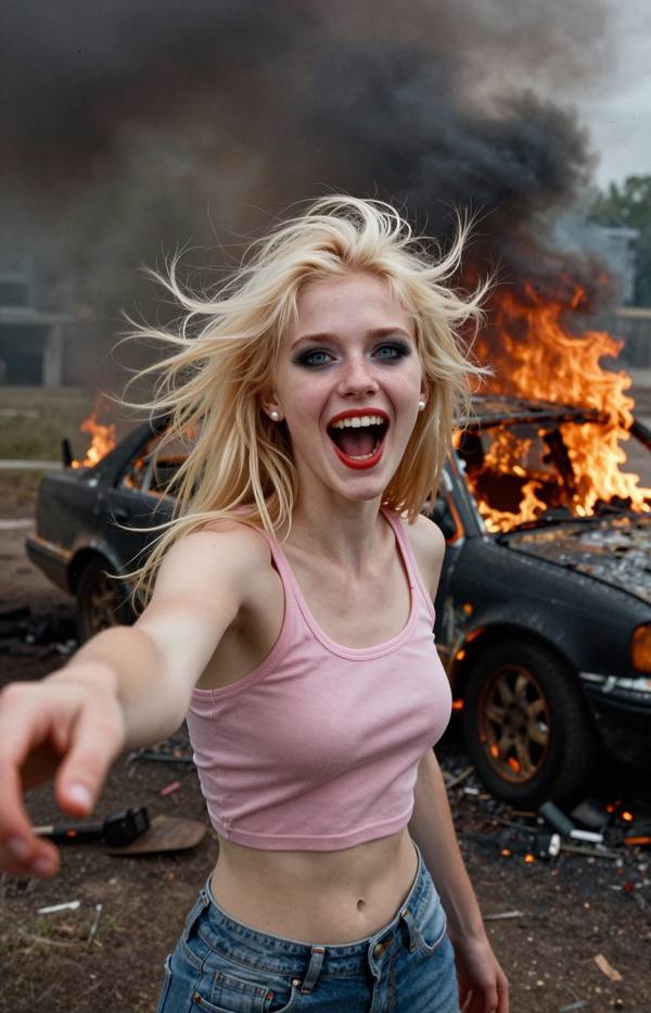 AI-generated image analyzed by PromptLens