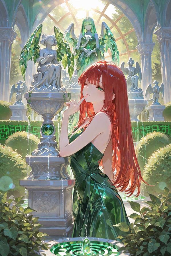 AI-generated image analyzed by PromptLens