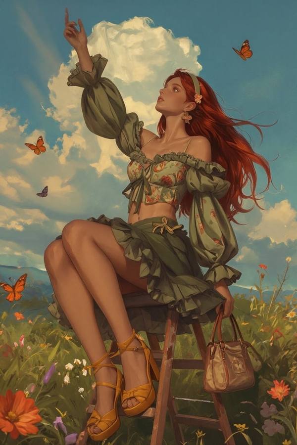 AI-generated image analyzed by PromptLens