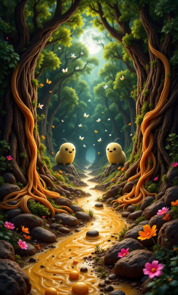 AI-generated image analyzed by PromptLens