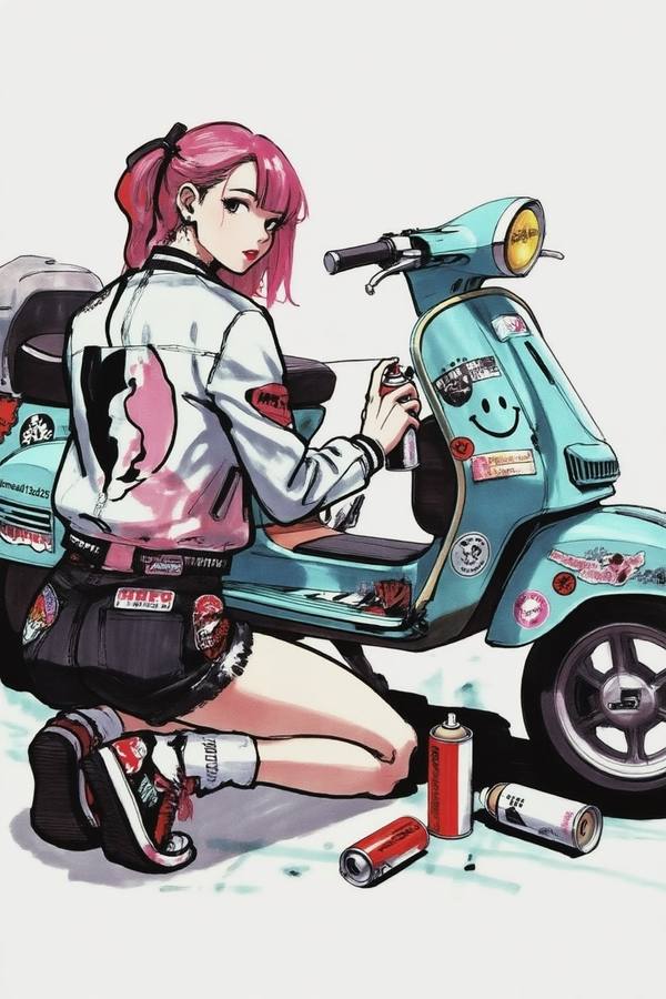 AI-generated image analyzed by PromptLens