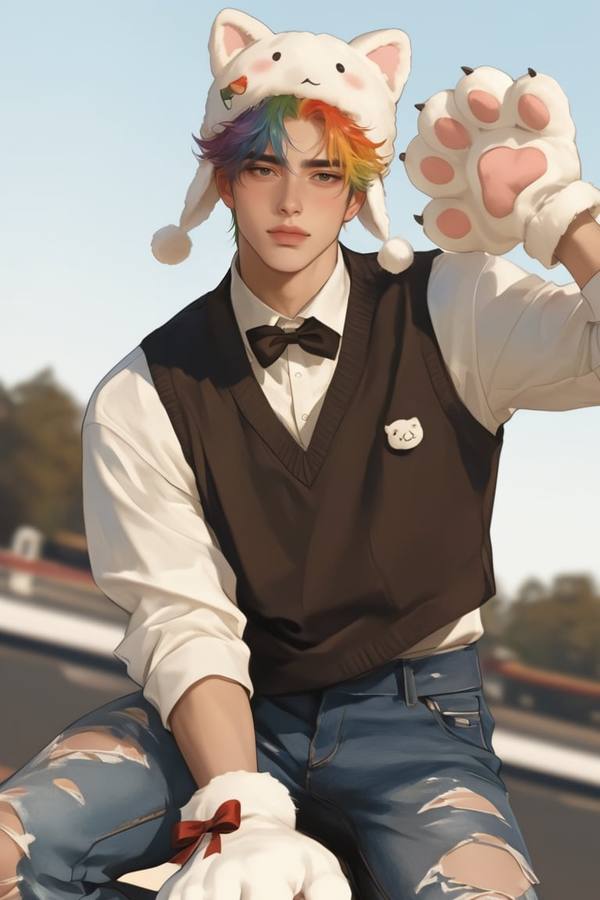 AI-generated image analyzed by PromptLens