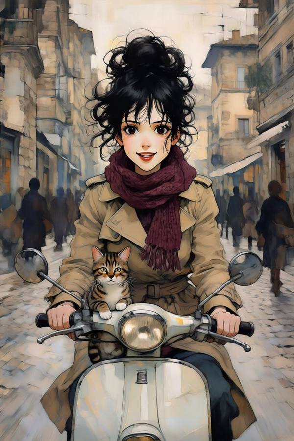 AI-generated image analyzed by PromptLens