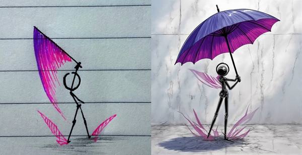 AI-generated image analyzed by PromptLens