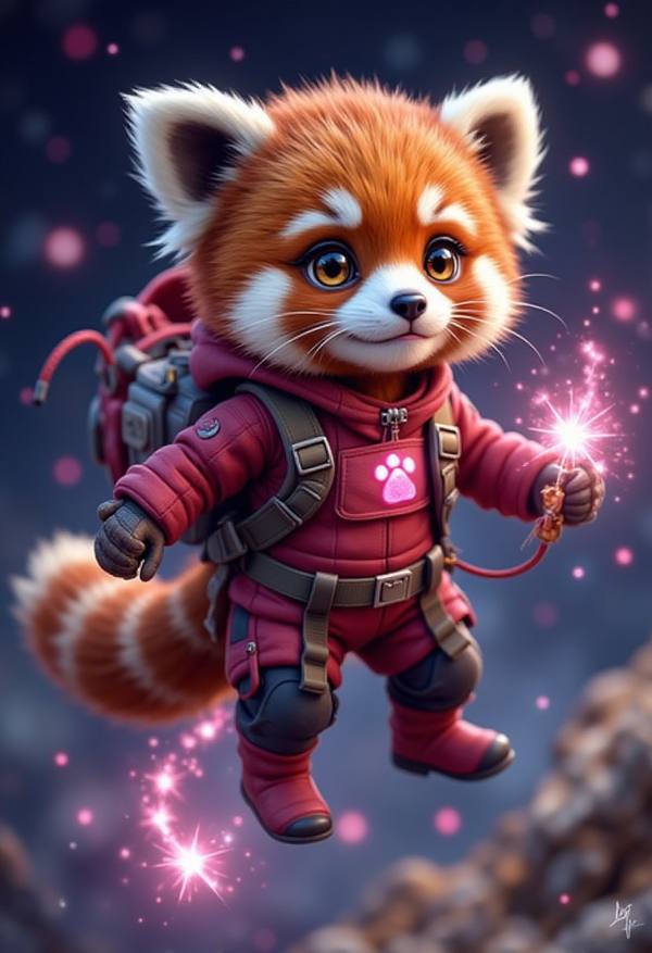 AI-generated image analyzed by PromptLens