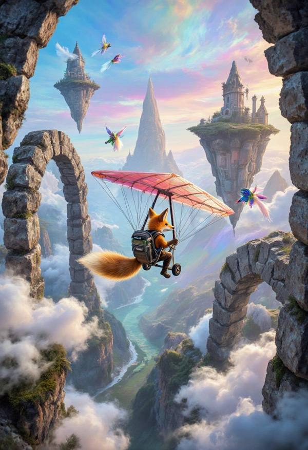 AI-generated image analyzed by PromptLens