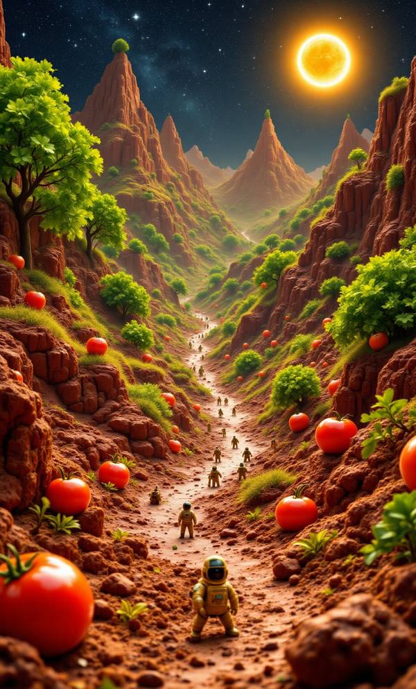 AI-generated image analyzed by PromptLens