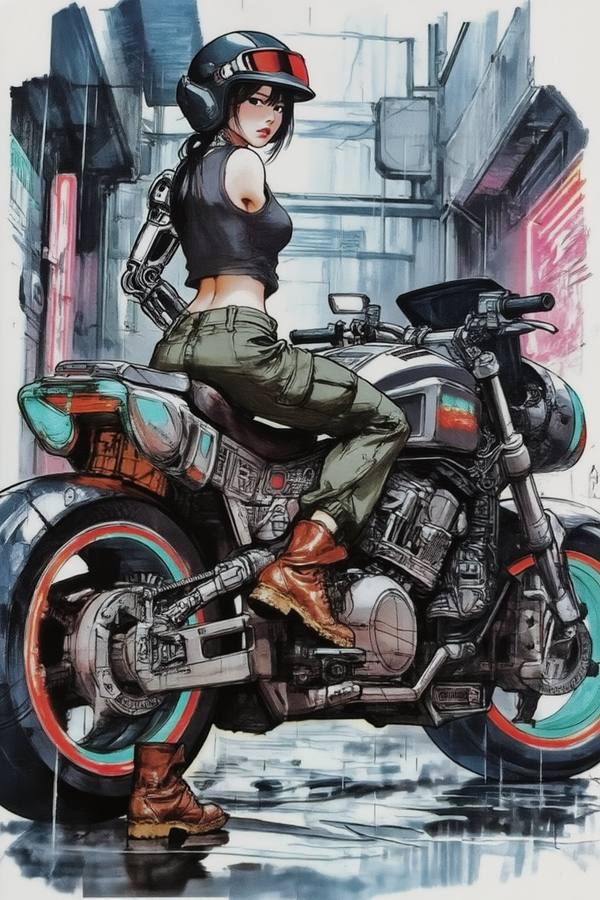 AI-generated image analyzed by PromptLens