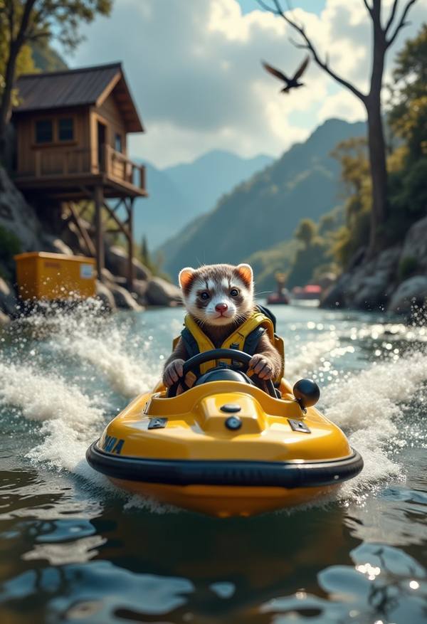 AI-generated image analyzed by PromptLens