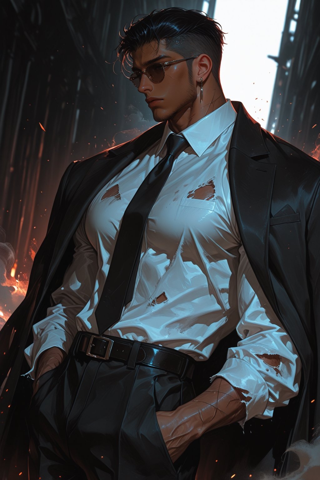 AI-generated image analyzed by PromptLens