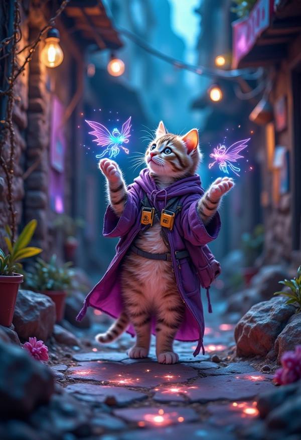 AI-generated image analyzed by PromptLens