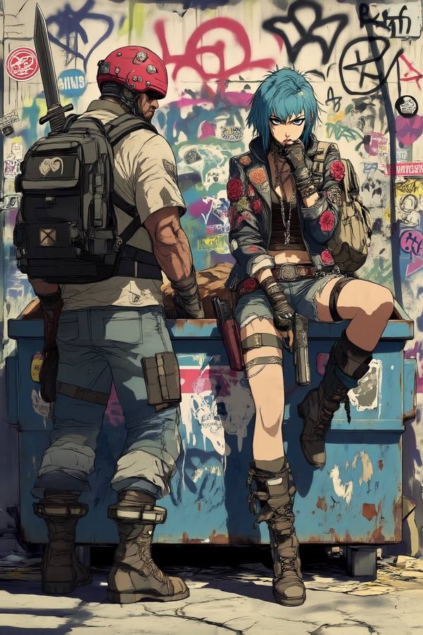 AI-generated image analyzed by PromptLens