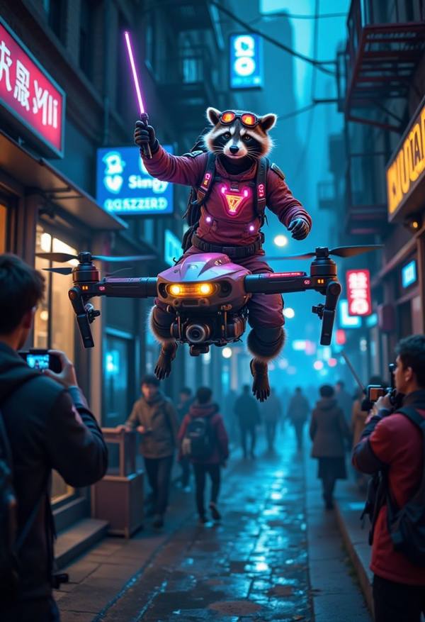 AI-generated image analyzed by PromptLens