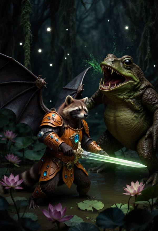 AI-generated image analyzed by PromptLens