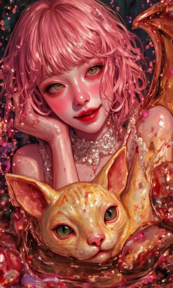 AI-generated image analyzed by PromptLens