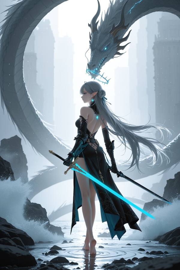 AI-generated image analyzed by PromptLens