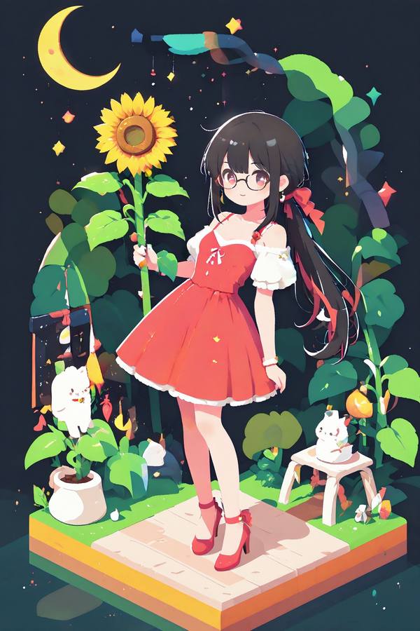 AI-generated image analyzed by PromptLens