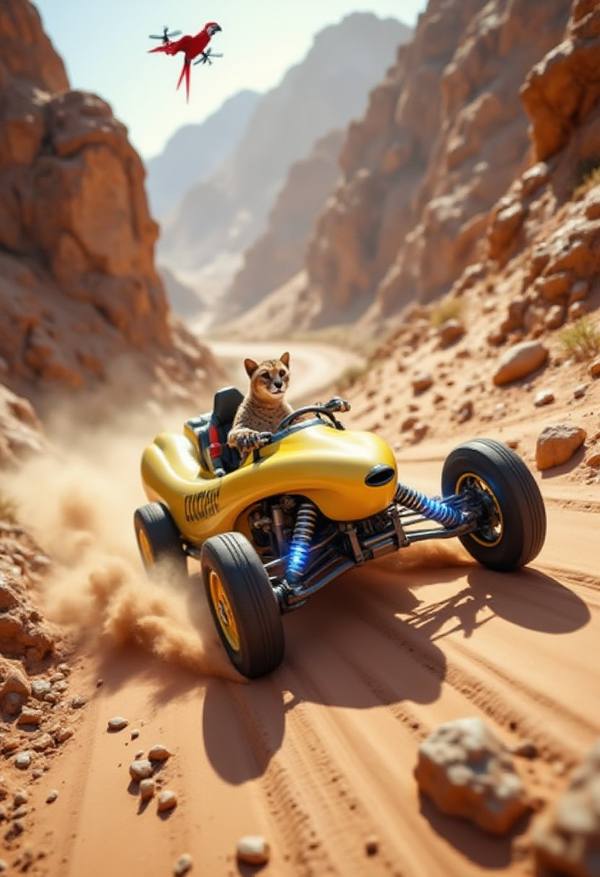 AI-generated image analyzed by PromptLens