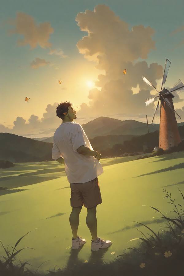 AI-generated image analyzed by PromptLens