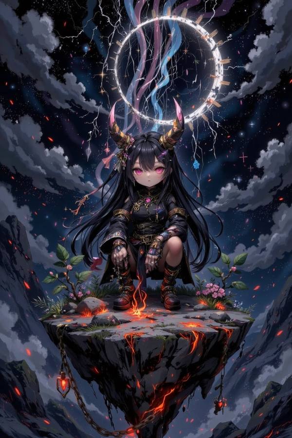 AI-generated image analyzed by PromptLens