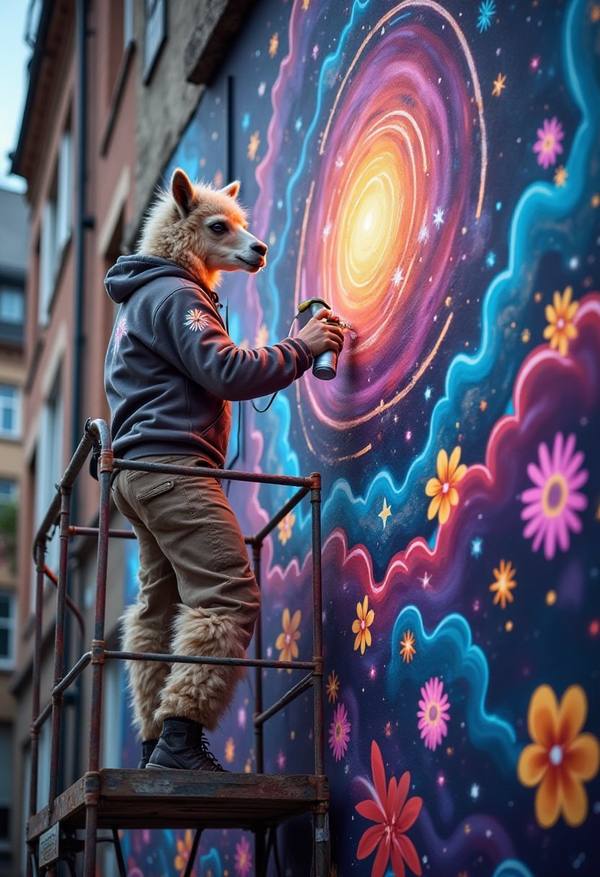 AI-generated image analyzed by PromptLens