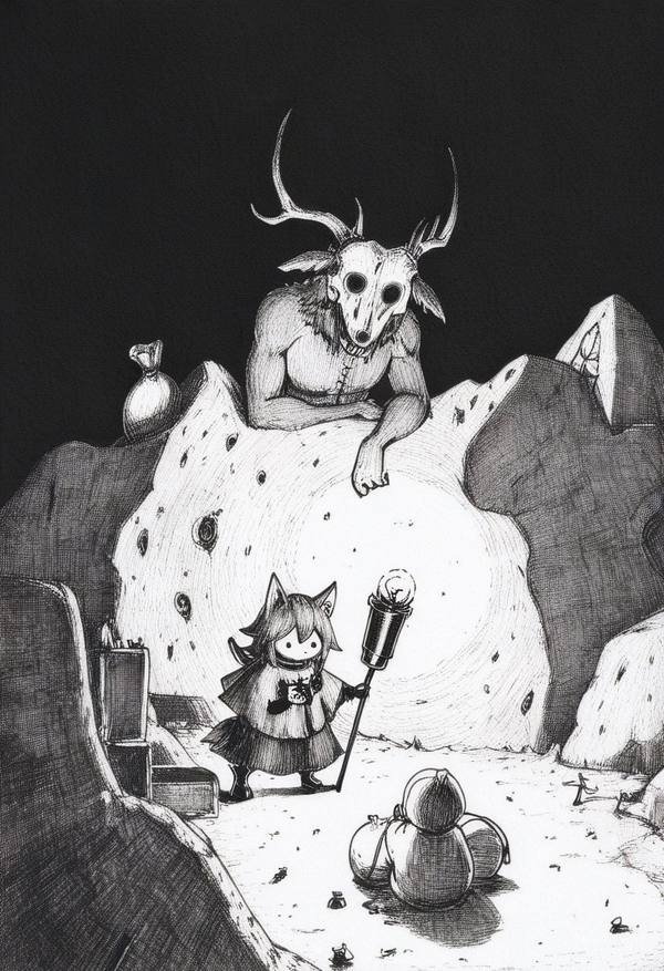 AI-generated image analyzed by PromptLens