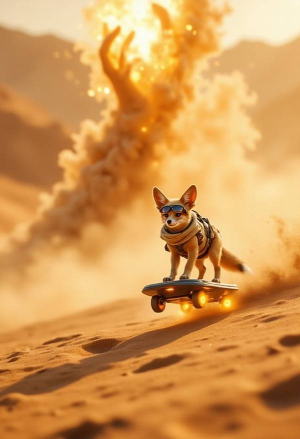 AI-generated image analyzed by PromptLens